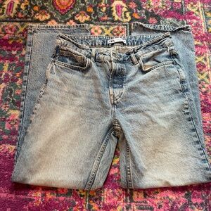 Zara Classic Blue Denim Pants